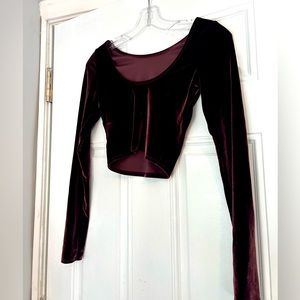 SUPER CUTE Maroon Crop! ❤️🔥